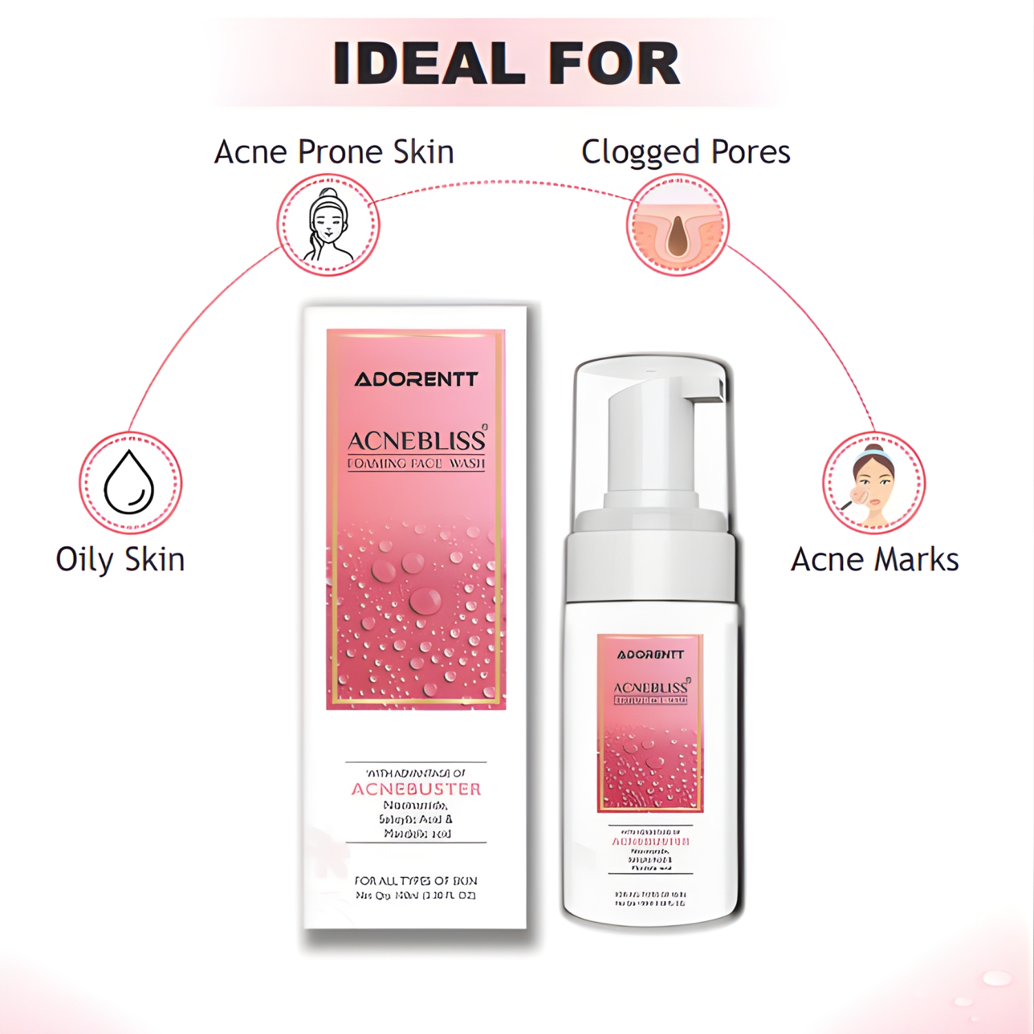 AcneBliss Foaming Face Wash