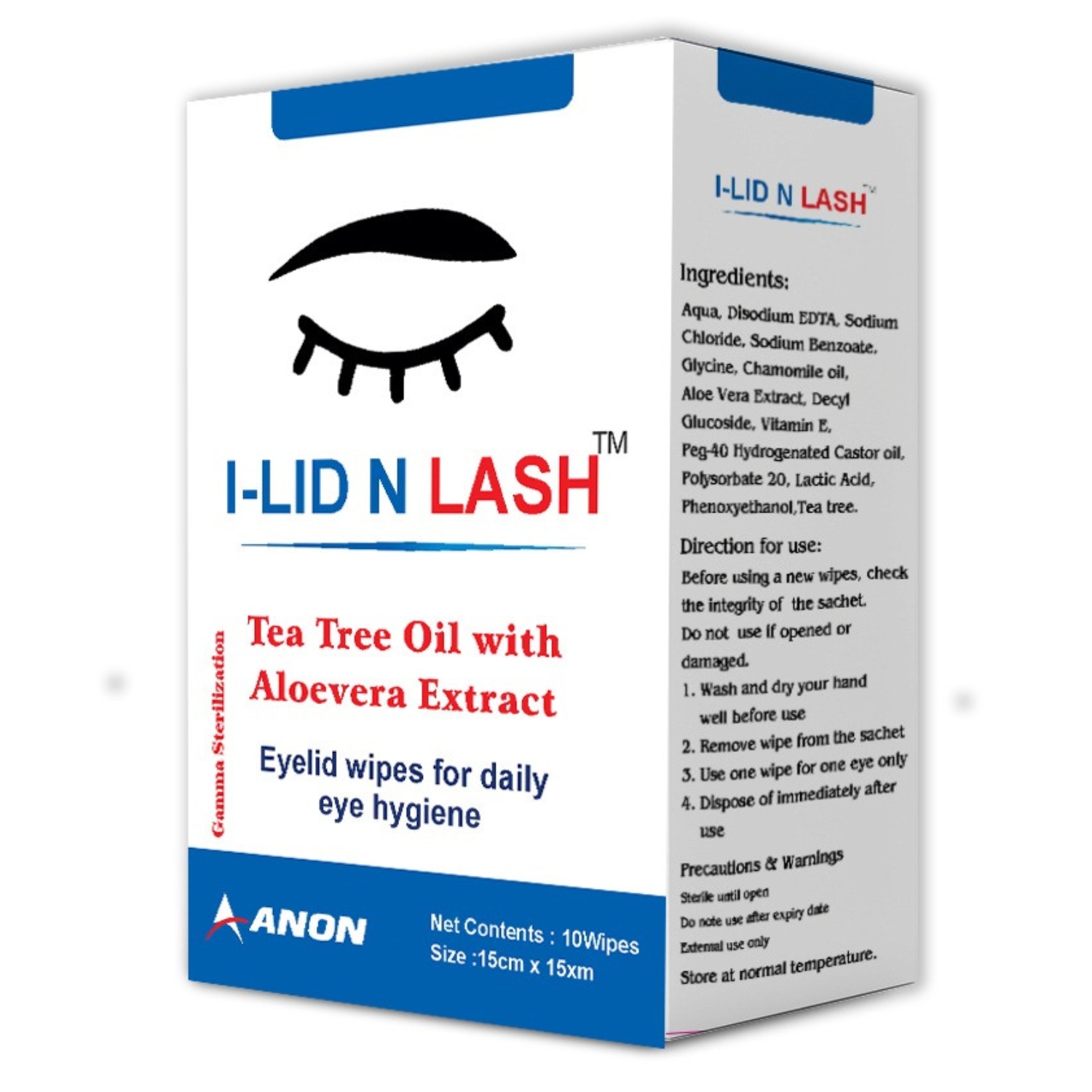 I-Lid N Lash® Eyelid Cleaning Wipes